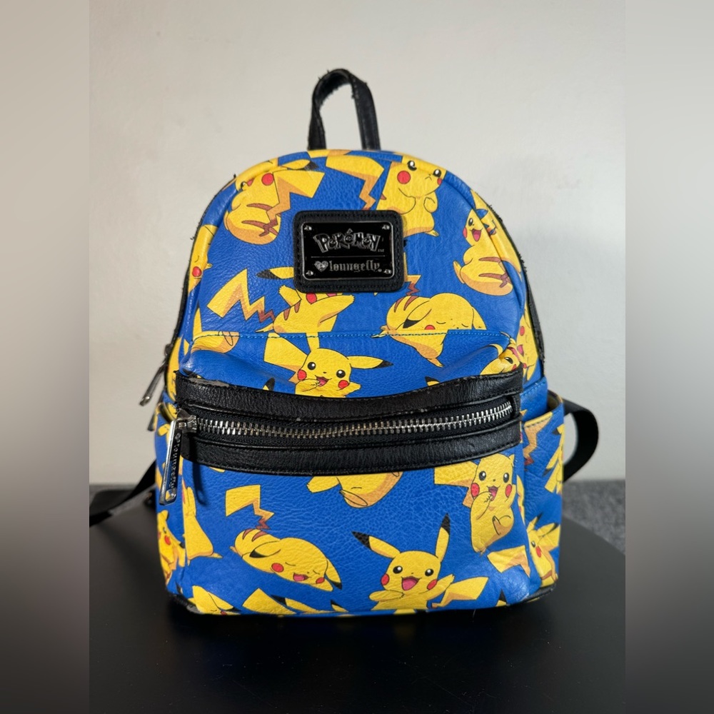 Pokémon Pikachu Loungefly Limited Edition Blue & Yellow Mini Backpack